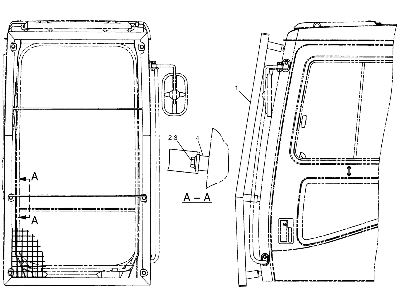 345B · OPERATOR STATION · 128-2156 CAT parts diagram