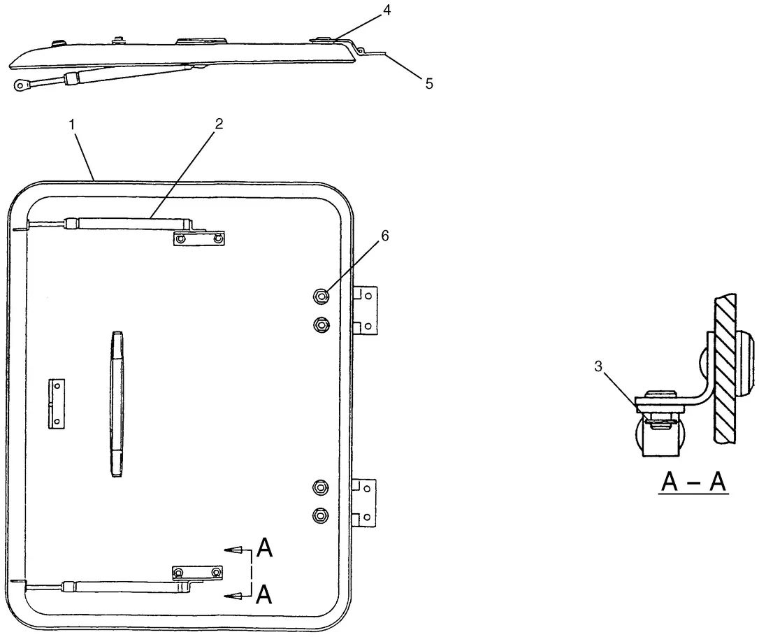 345B · OPERATOR STATION · 128-2156 CAT parts diagram