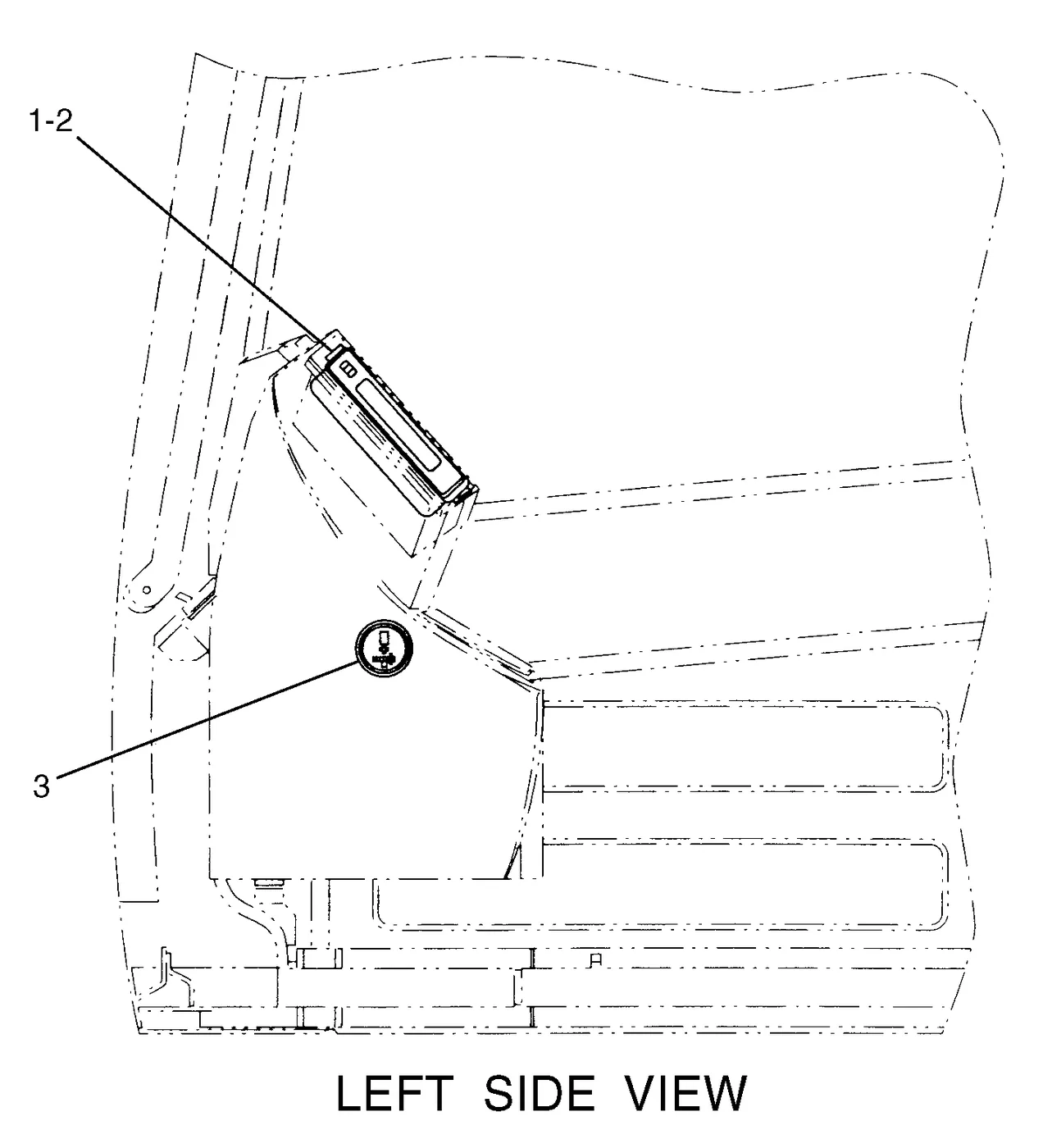 345B · OPERATOR STATION · 106-0176 CAT parts diagram