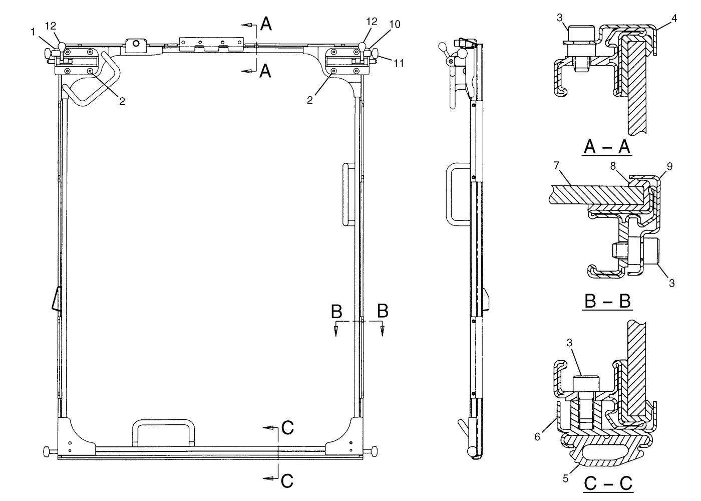 345B · OPERATOR STATION · 124-3963 CAT parts diagram