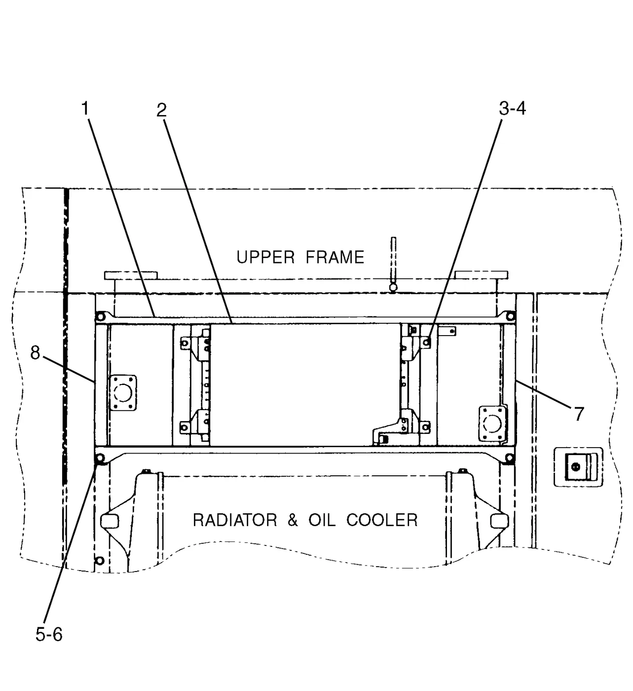 345B · OPERATOR STATION · 128-2147 CAT parts diagram