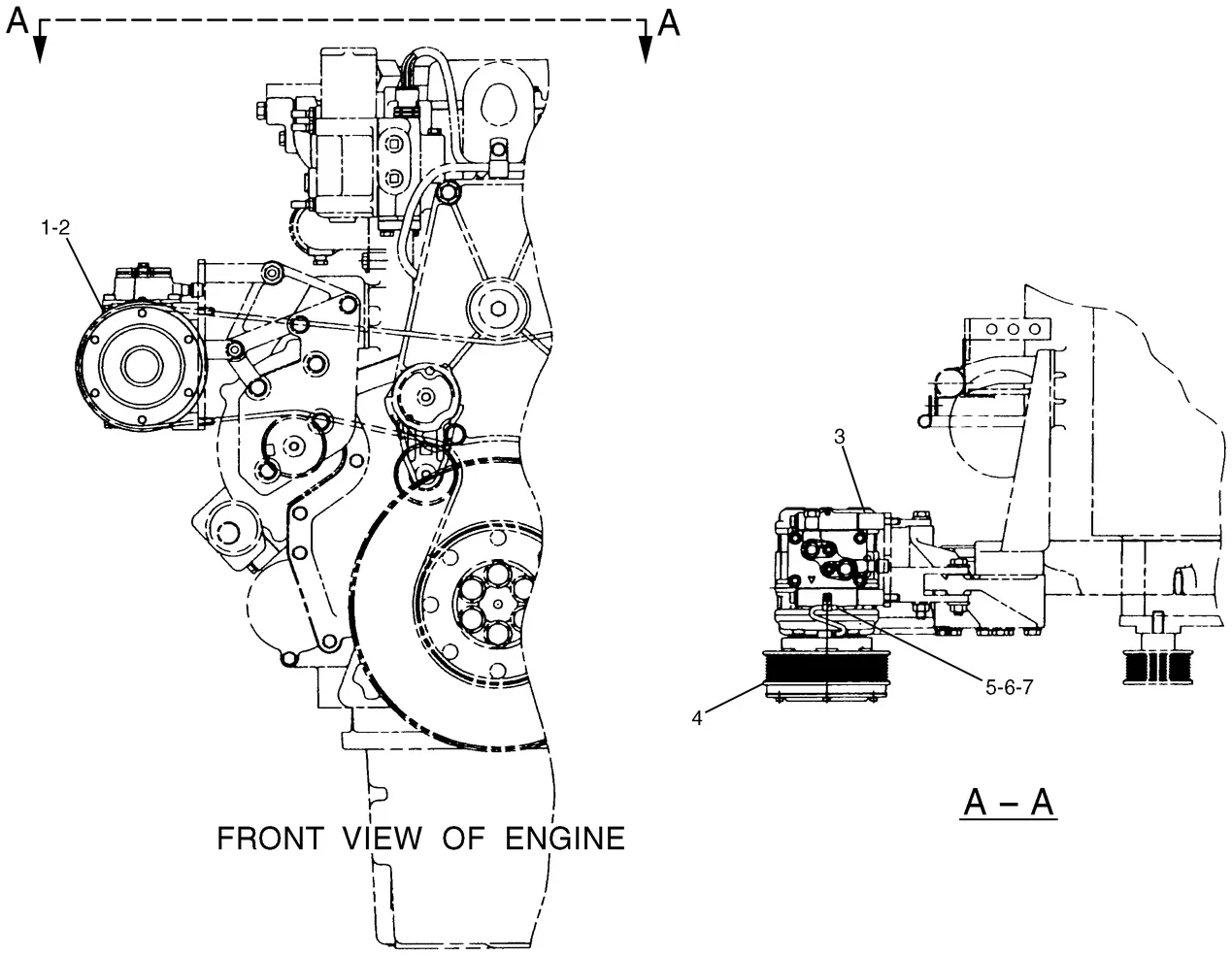 345B · OPERATOR STATION · 124-1689 CAT parts diagram