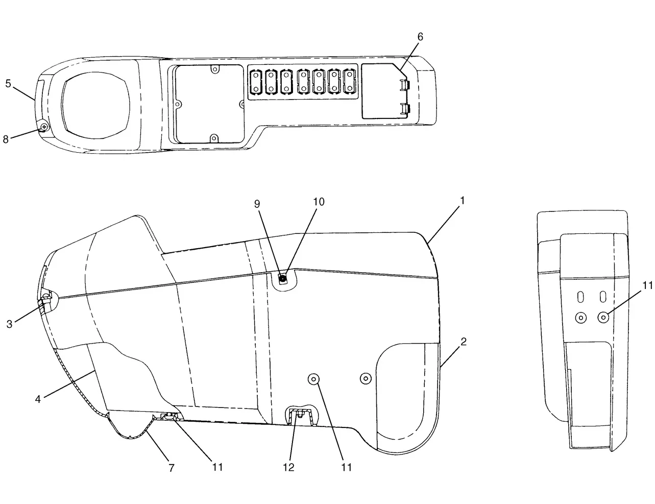 345B · OPERATOR STATION · 111-6280 CAT parts diagram