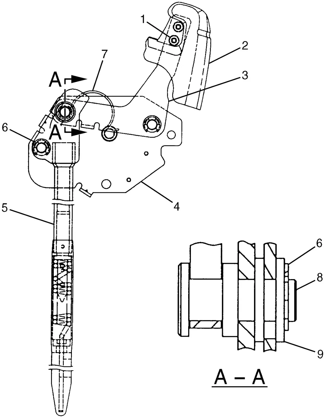 345B · OPERATOR STATION · 159-7744 CAT parts diagram