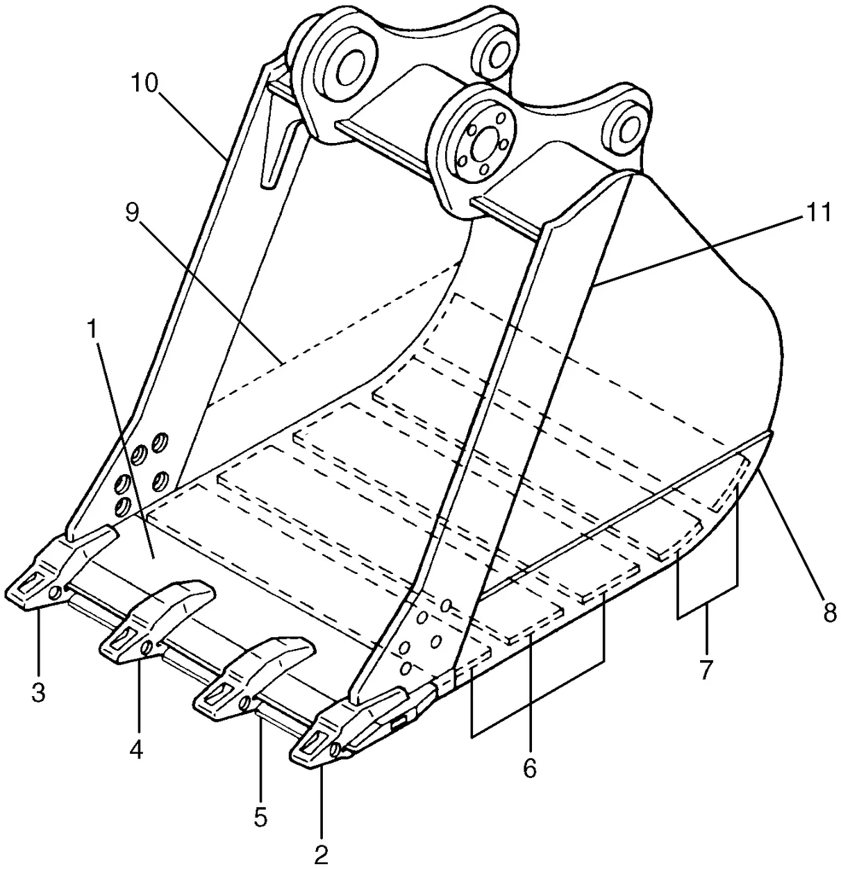 345B · IMPLEMENTS · 113-2110 CAT parts diagram