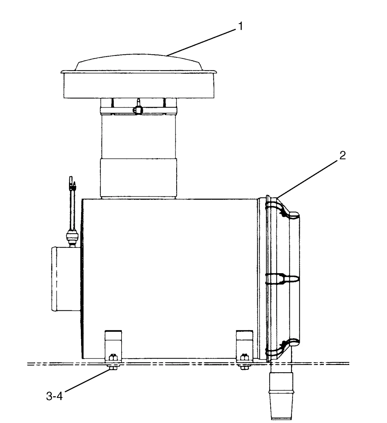 345B · AIR INLET AND EXHAUST SYSTEM · 139-8839 CAT parts diagram