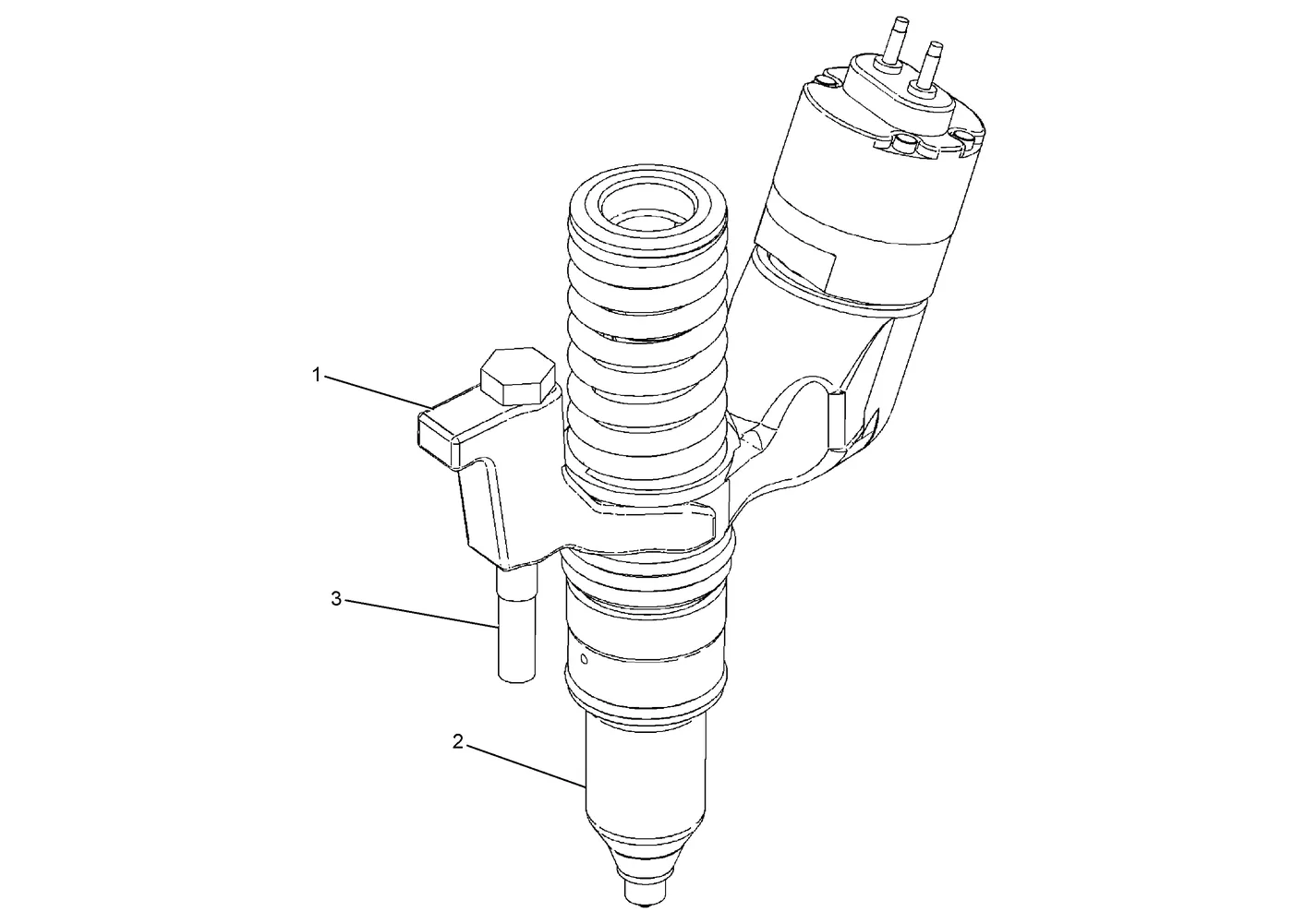 345C · FUEL SYSTEM · 223-7483 CAT parts diagram
