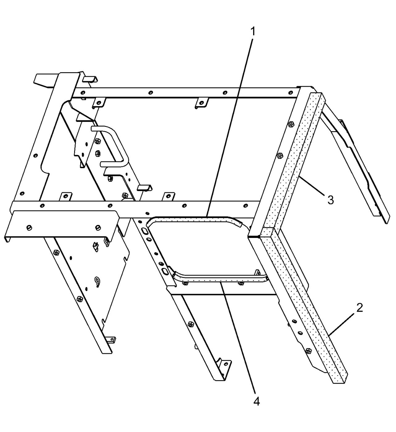 345C · FRAME AND BODY · 250-5174 CAT parts diagram