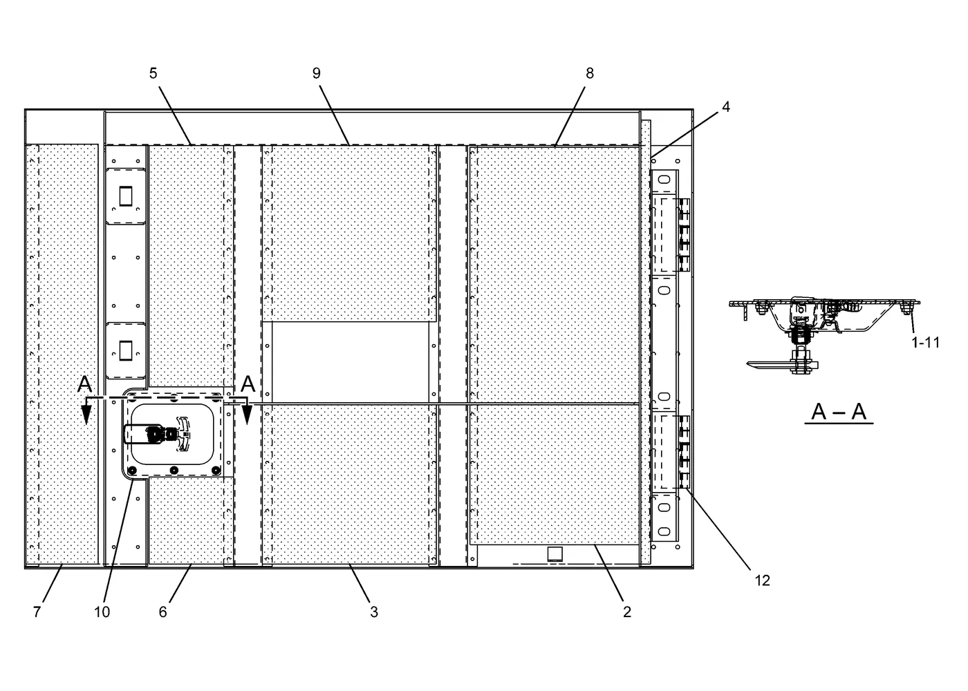 345C · FRAME AND BODY · 256-1768 CAT parts diagram