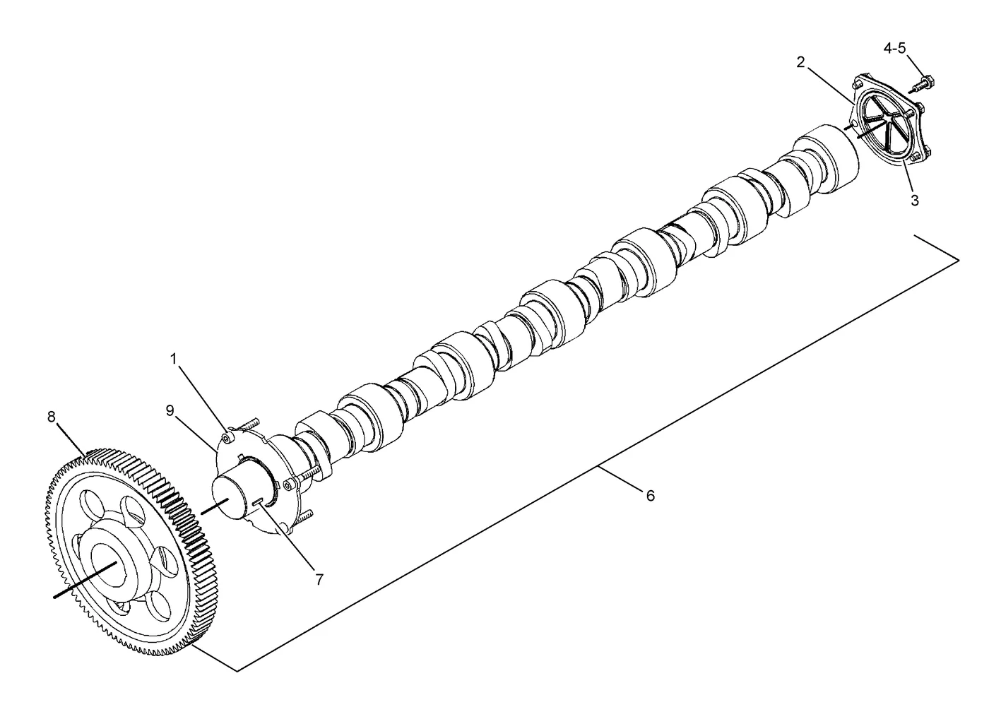 345C · BASIC ENGINE · 223-7463 CAT parts diagram