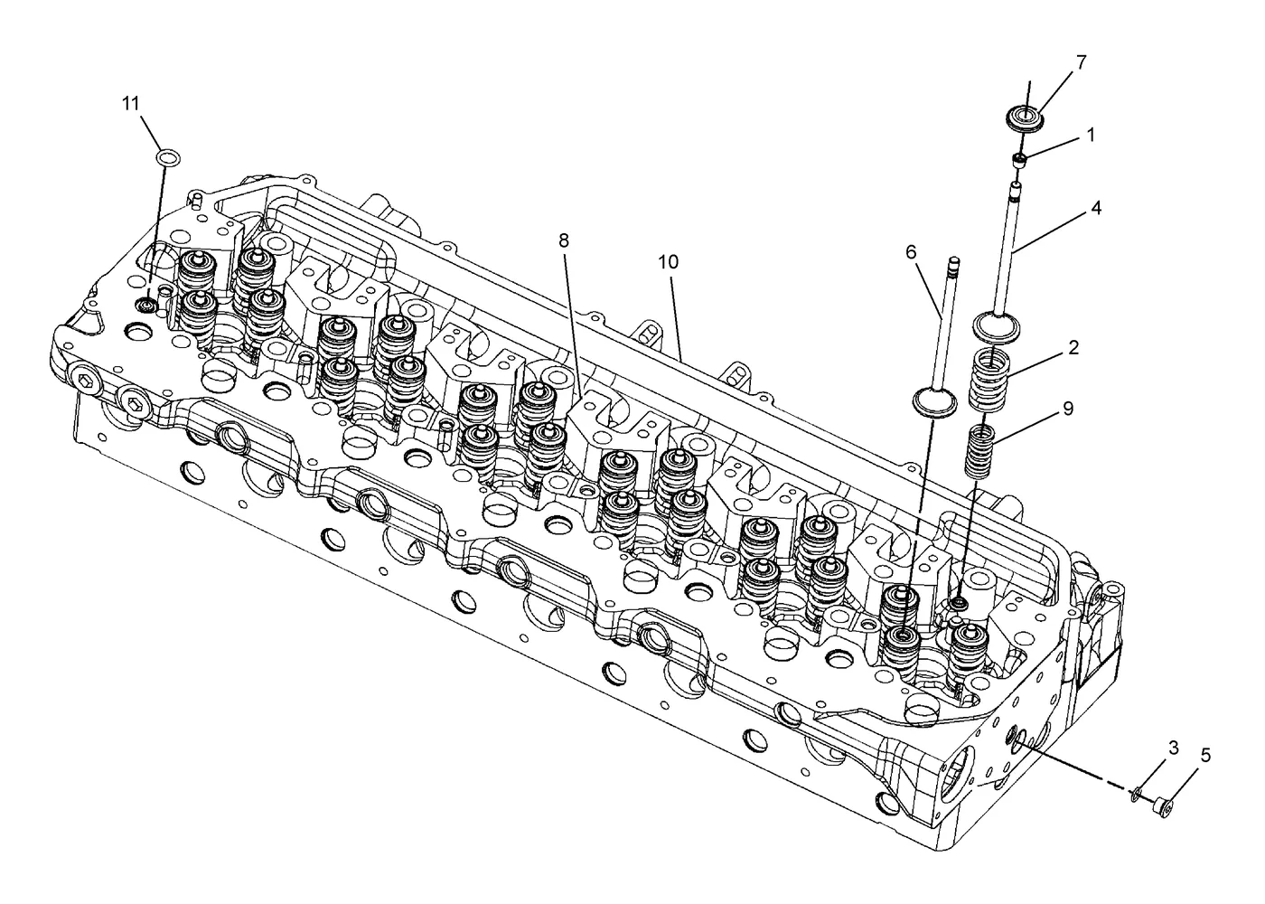 345C · BASIC ENGINE · 257-4095 CAT parts diagram