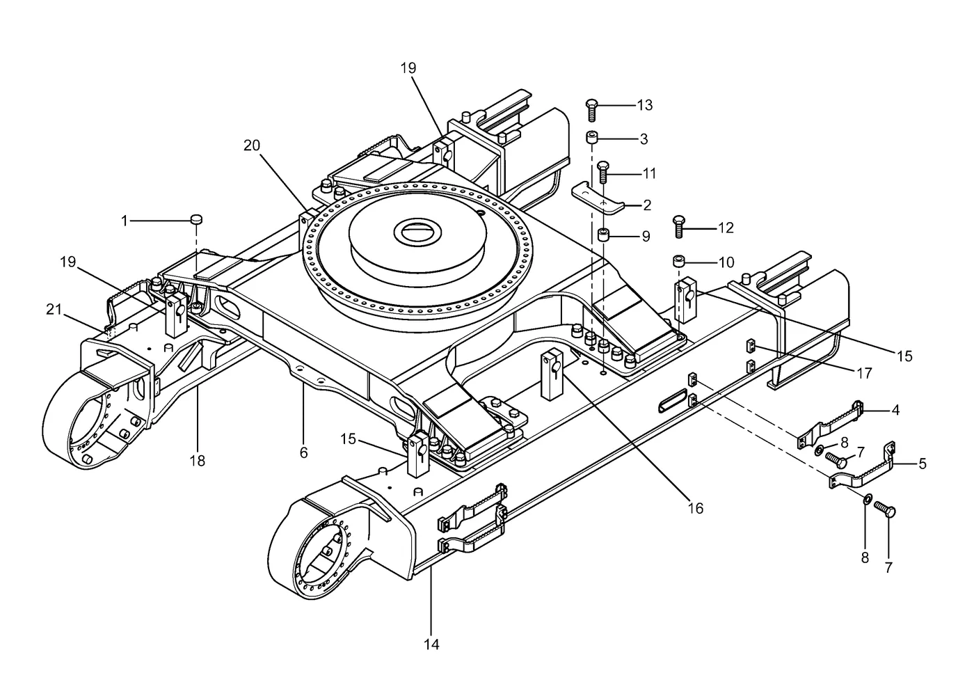345C · FRAME AND BODY · 228-5591 CAT parts diagram