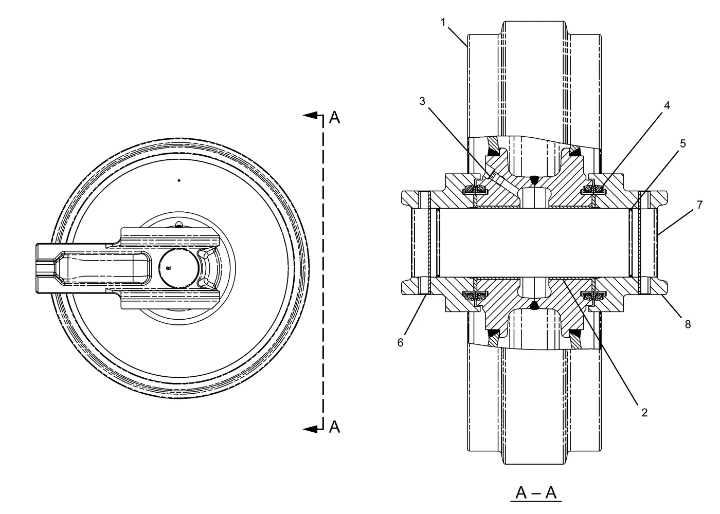 345C · FRAME AND BODY · 248-7151 CAT parts diagram