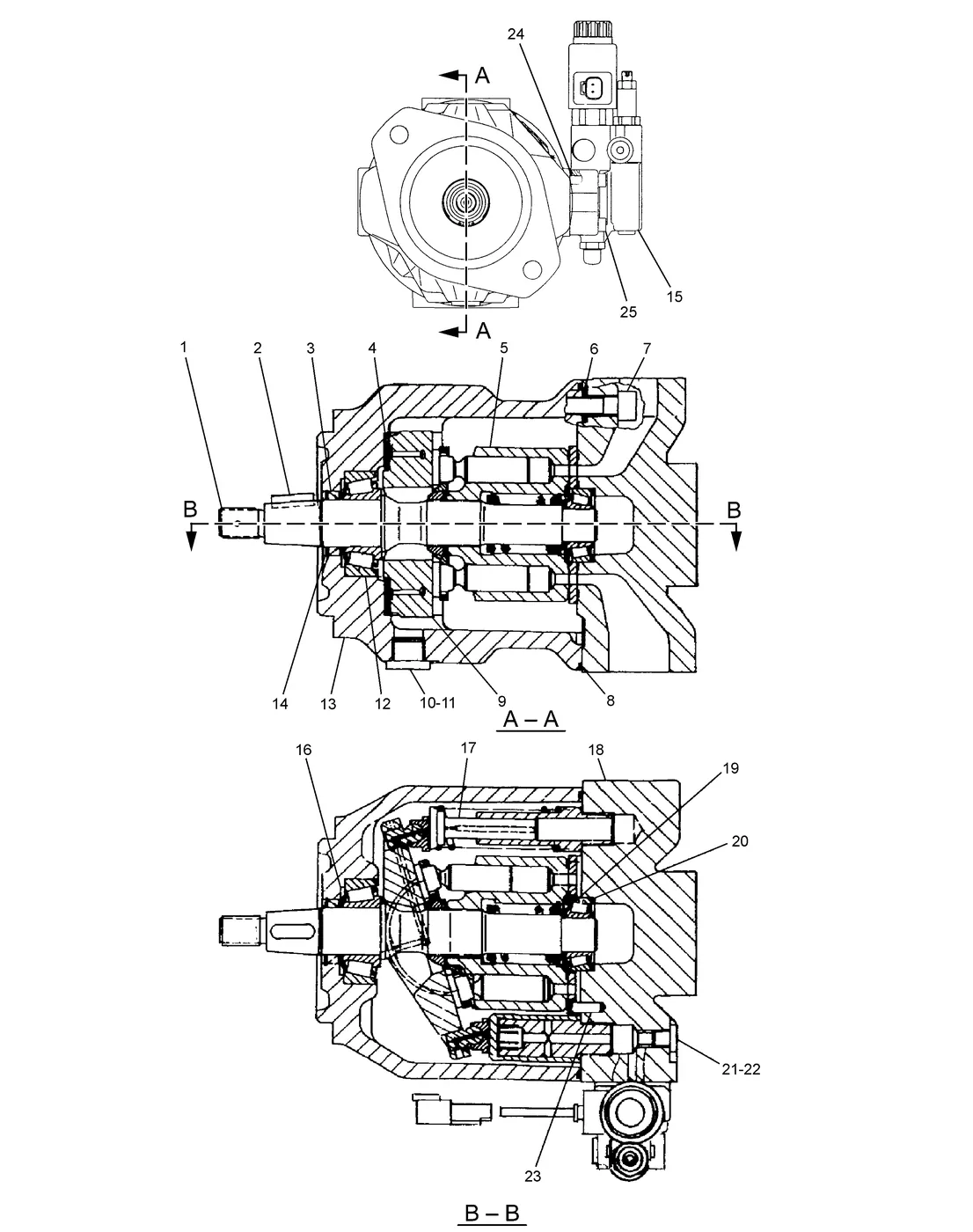 345C · HYDRAULIC SYSTEM · 259-0814 CAT parts diagram