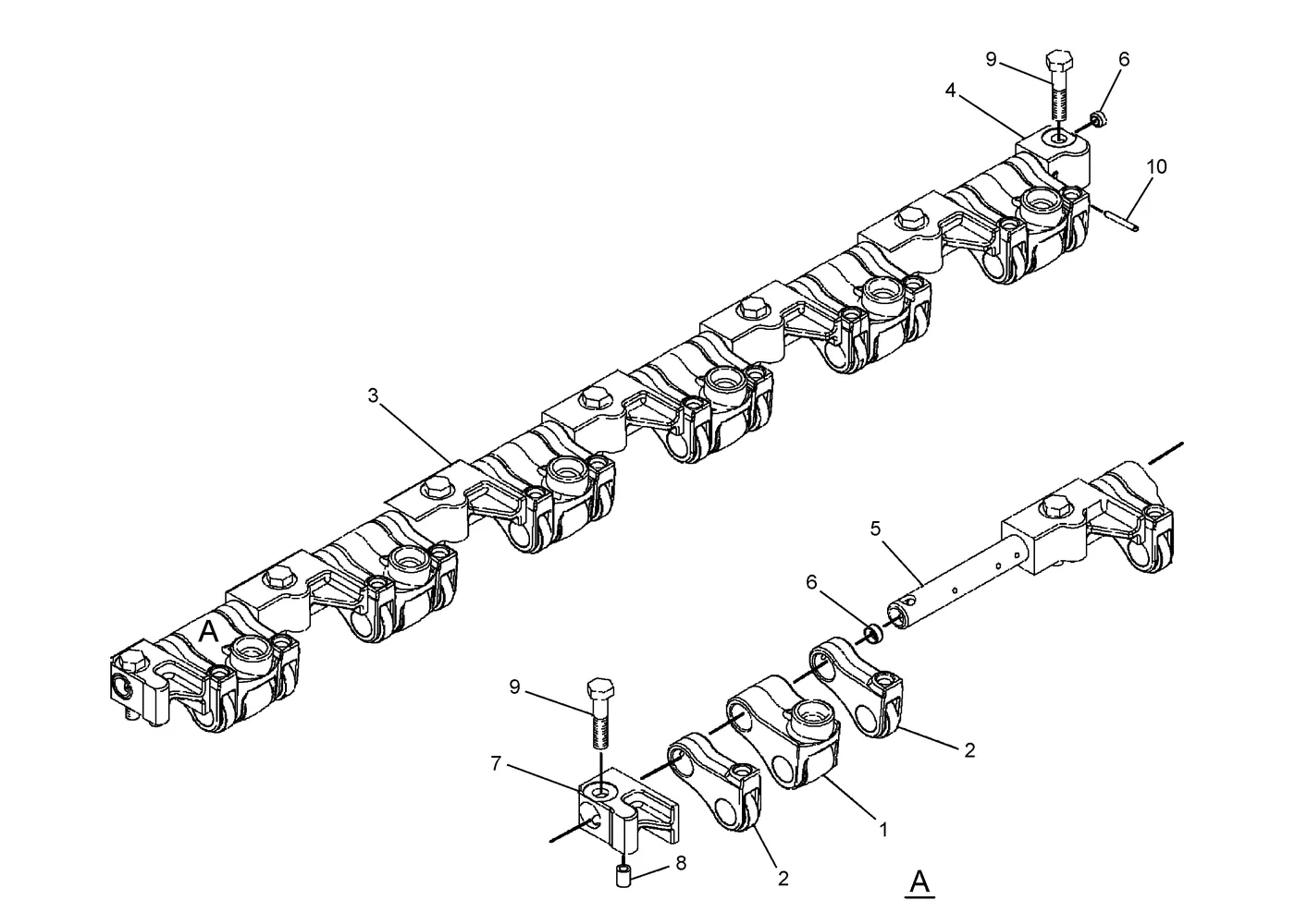 345C · BASIC ENGINE · 237-4376 CAT parts diagram
