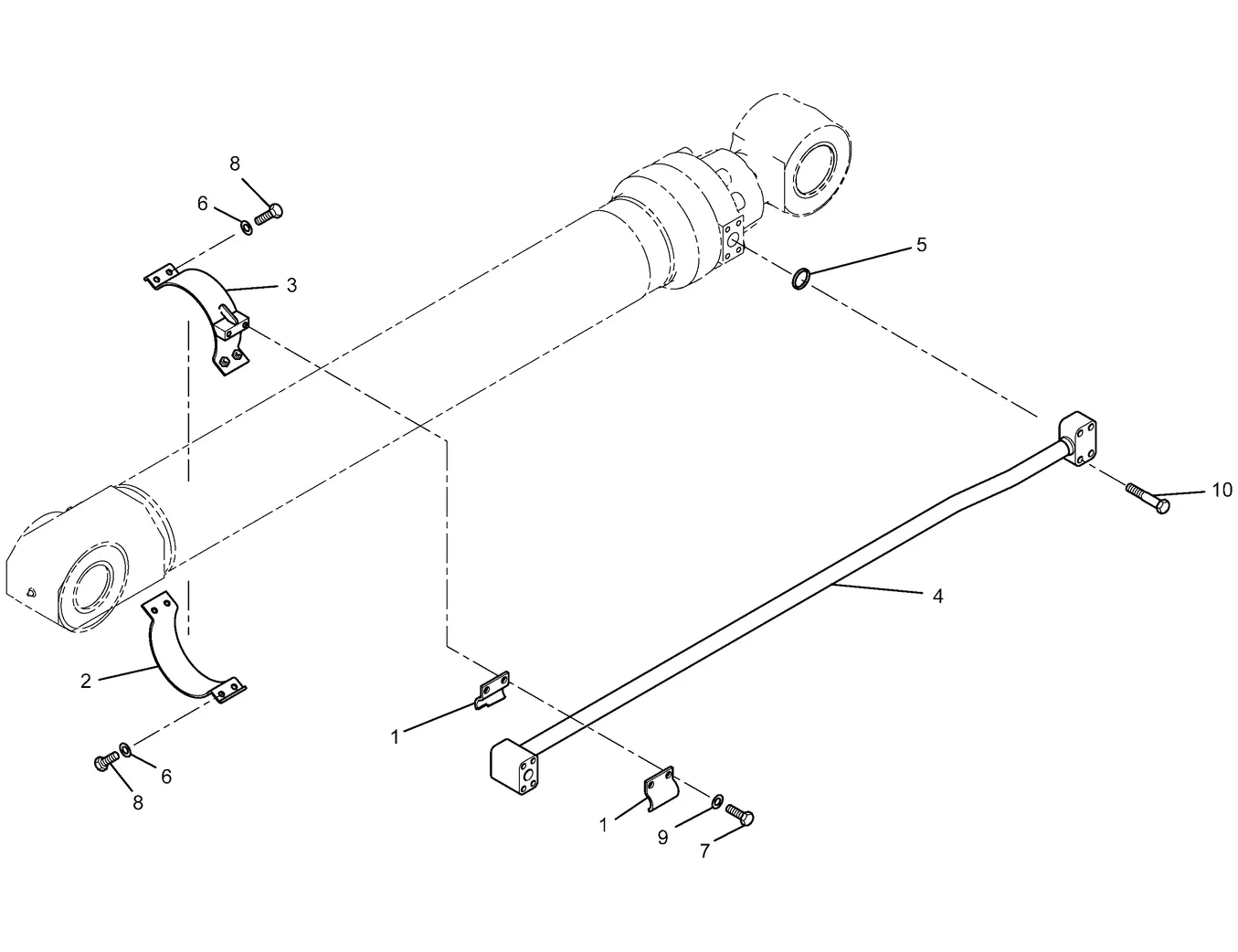 345C · HYDRAULIC SYSTEM · 239-1603 CAT parts diagram