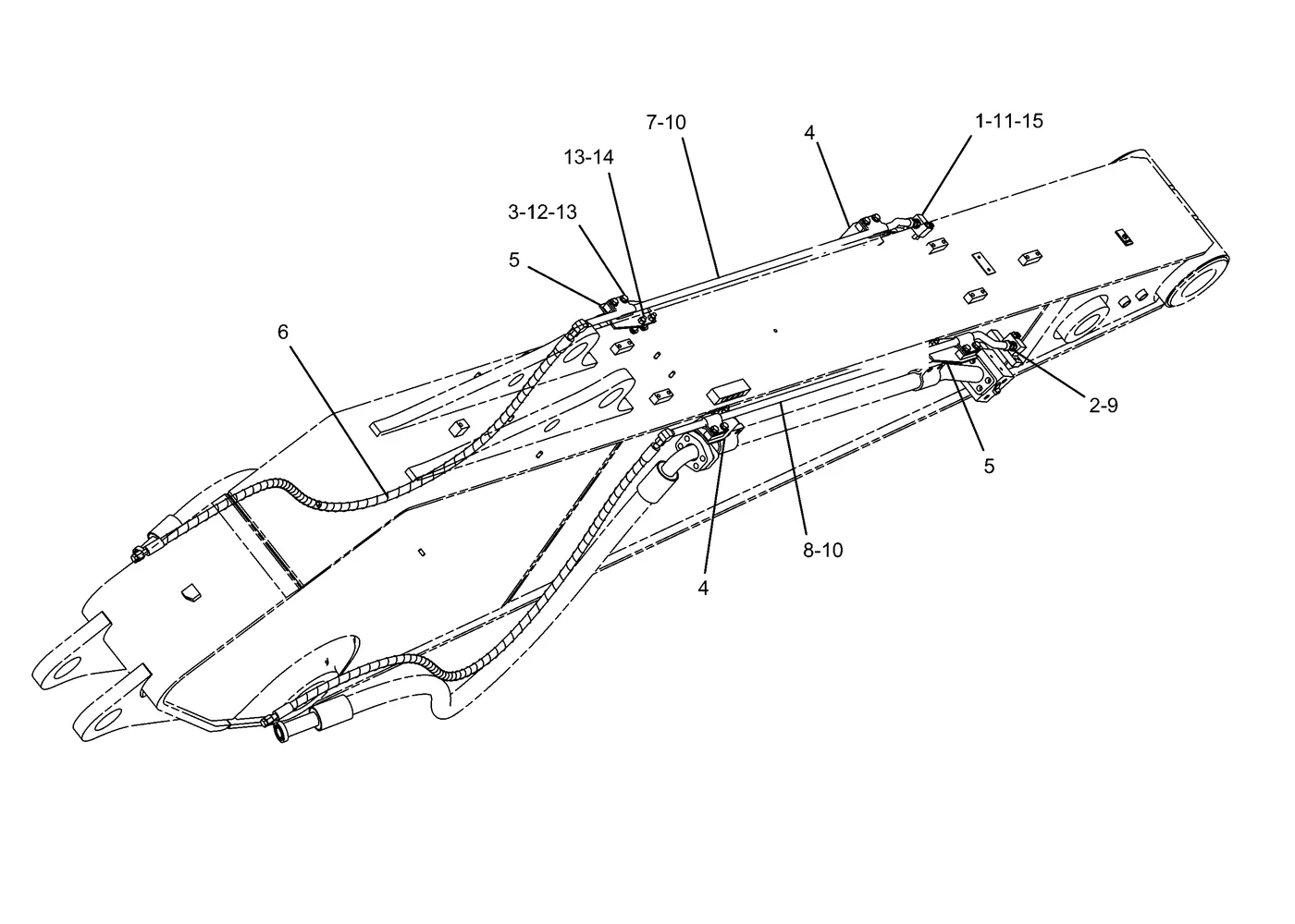 345C · HYDRAULIC SYSTEM · 230-0120 CAT parts diagram