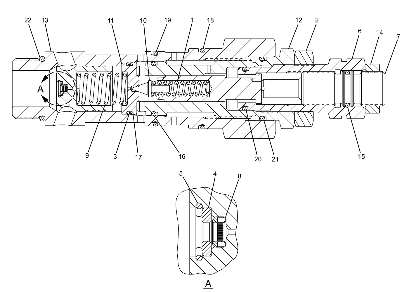345C · HYDRAULIC SYSTEM · 270-5730 CAT parts diagram