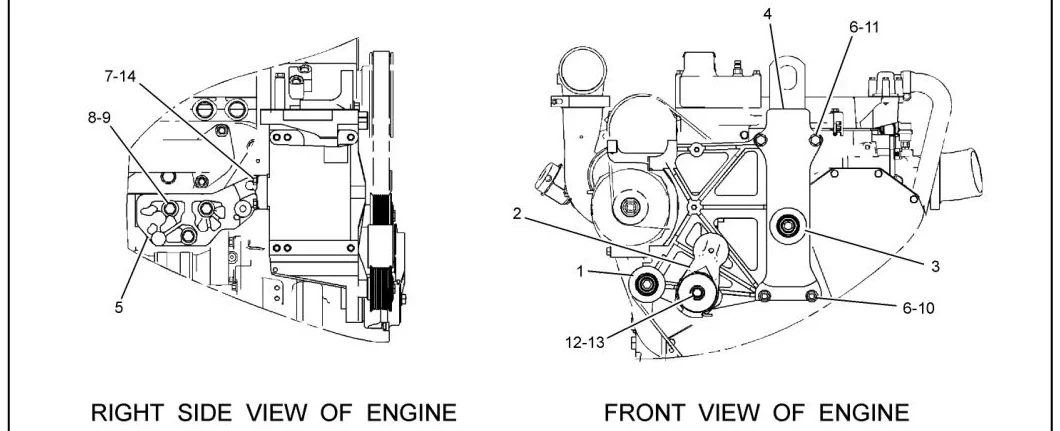 345C 6V8149 parts diagram