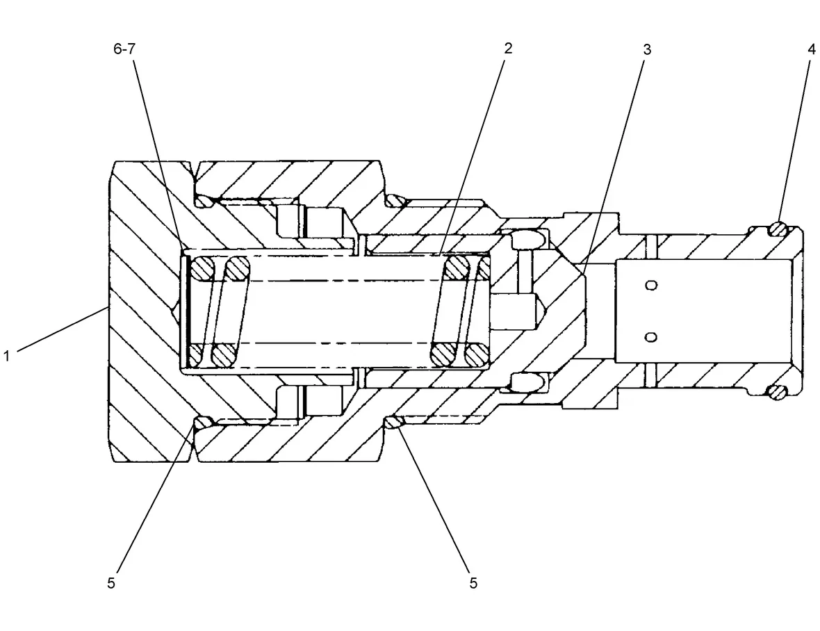345C · HYDRAULIC SYSTEM · 122-7756 CAT parts diagram