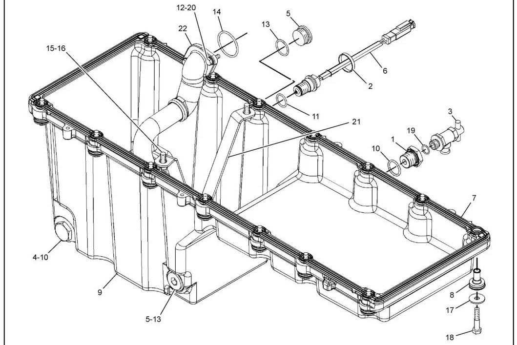 345C 9X6451 parts diagram