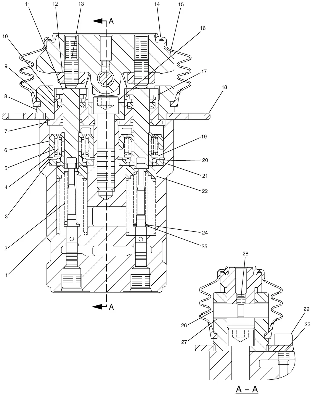 345C · HYDRAULIC SYSTEM · 165-9522 CAT parts diagram