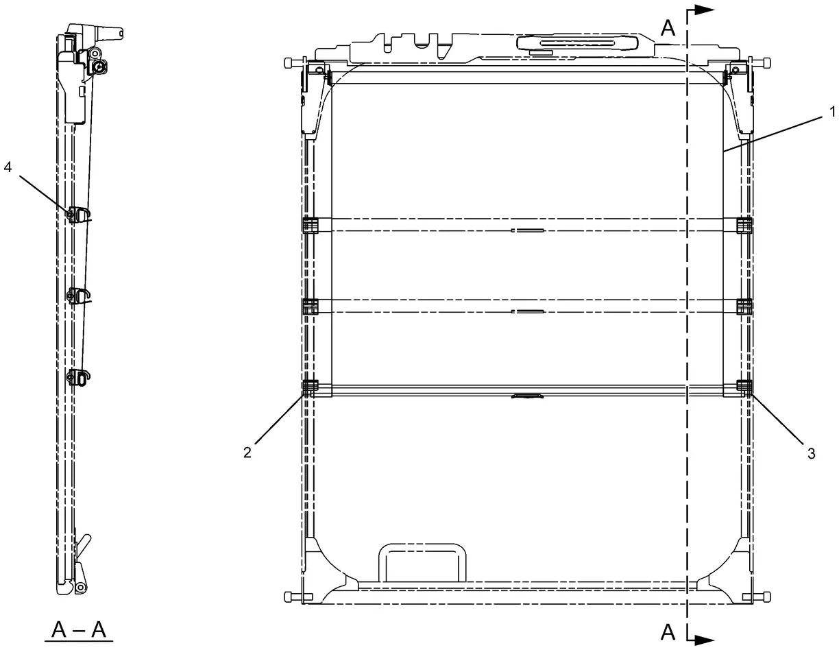 345C · OPERATOR STATION · 245-7881 CAT parts diagram