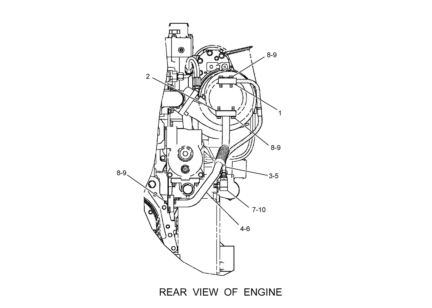 345C · LUBRICATION SYSTEM · 224-8170 CAT parts diagram