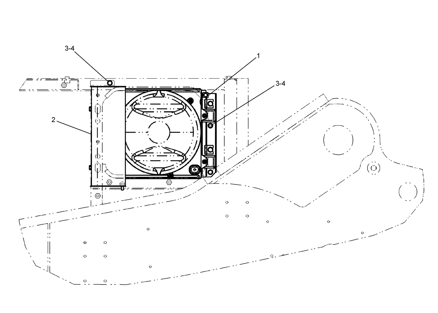 345C · OPERATOR STATION · 245-7786 CAT parts diagram