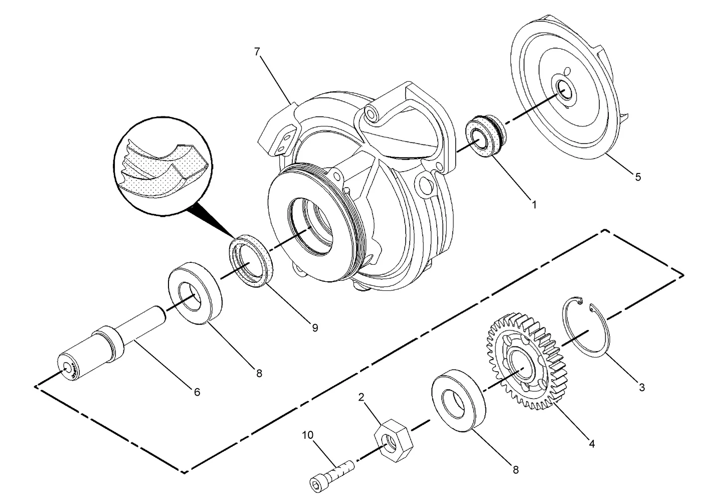 345C · COOLING SYSTEM · 223-9147 CAT parts diagram