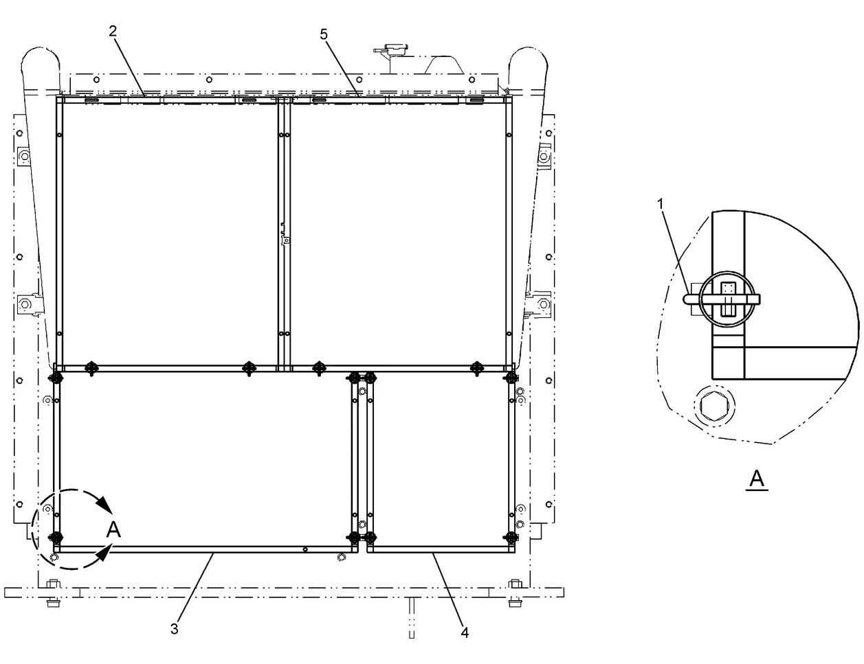 345C · COOLING SYSTEM · 230-2816 CAT parts diagram