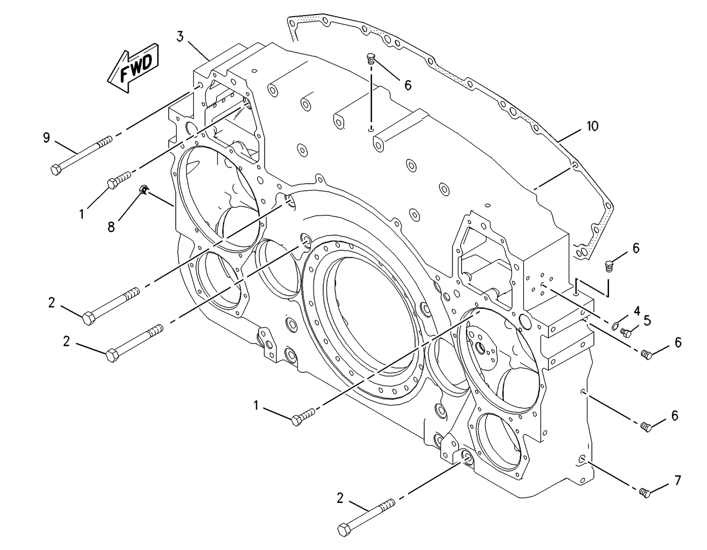 3508C · BASIC ENGINE · 102-8634 CAT parts diagram