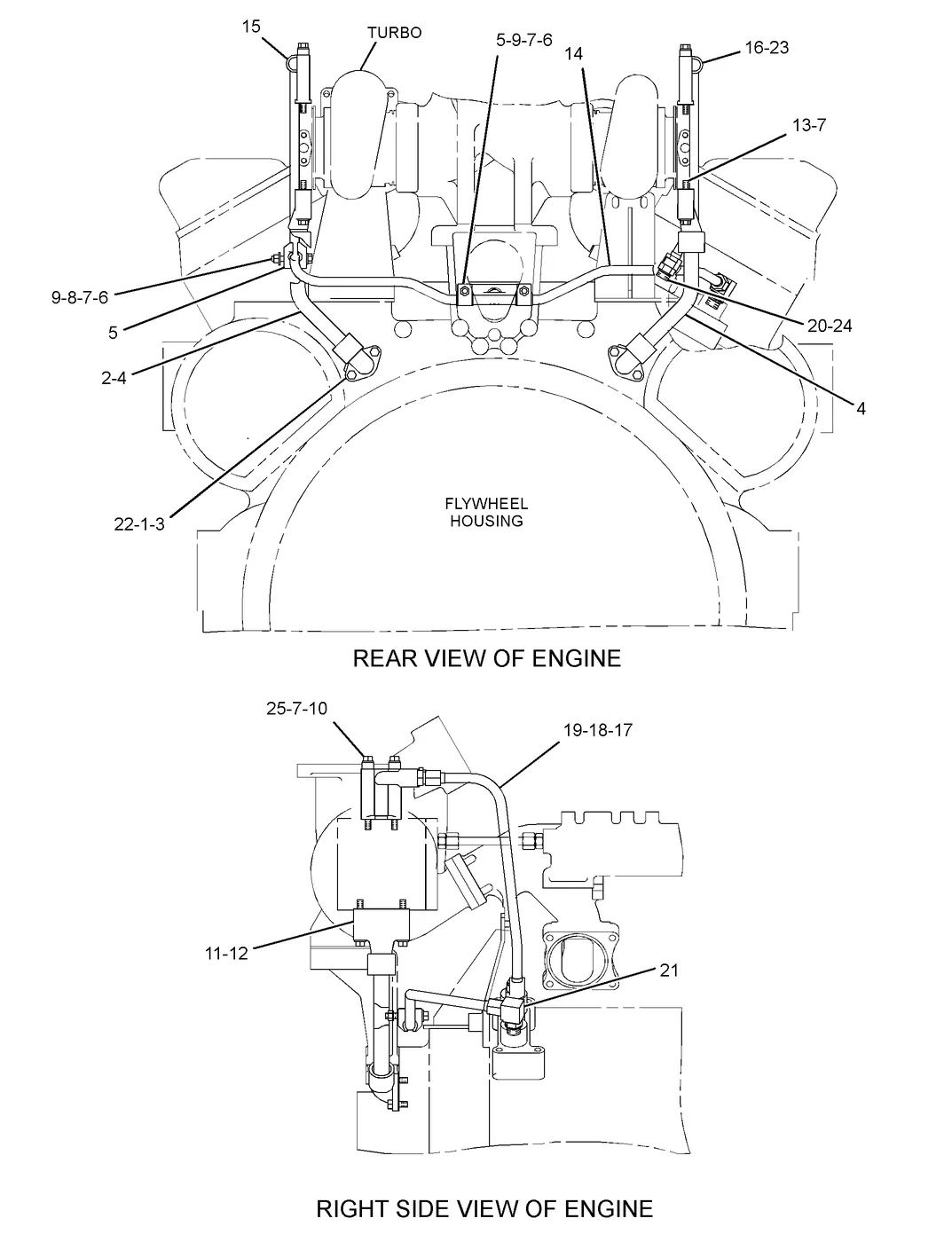 3508C · LUBRICATION SYSTEM · 112-5010 CAT parts diagram