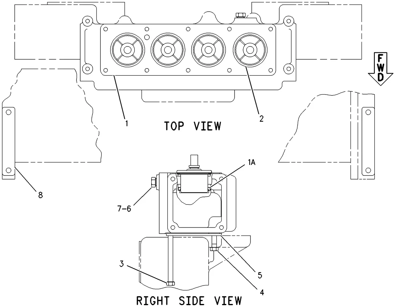3508C · COOLING SYSTEM · 212-8176 CAT parts diagram
