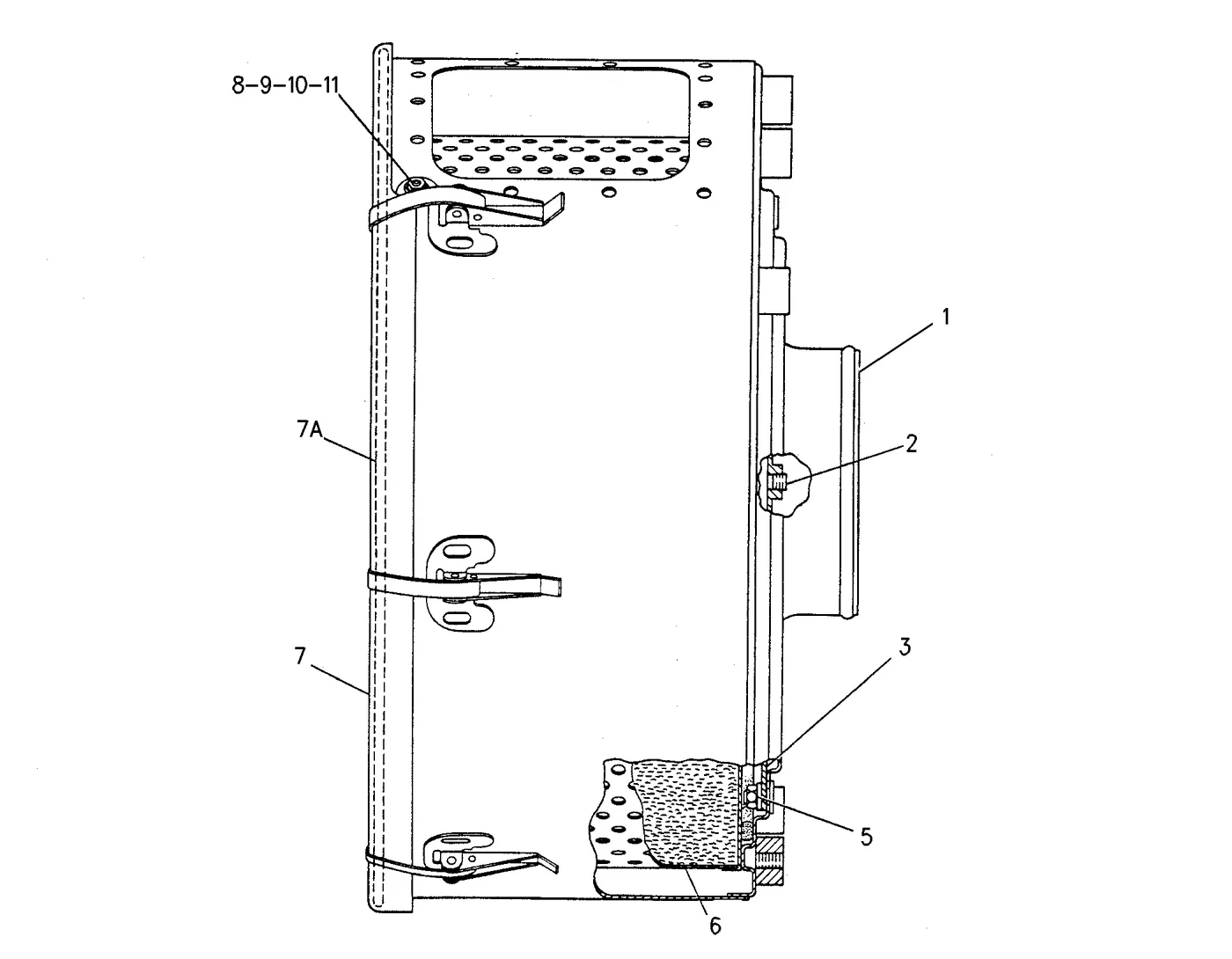 3508C · AIR INLET AND EXHAUST SYSTEM · 283-9840 CAT parts diagram
