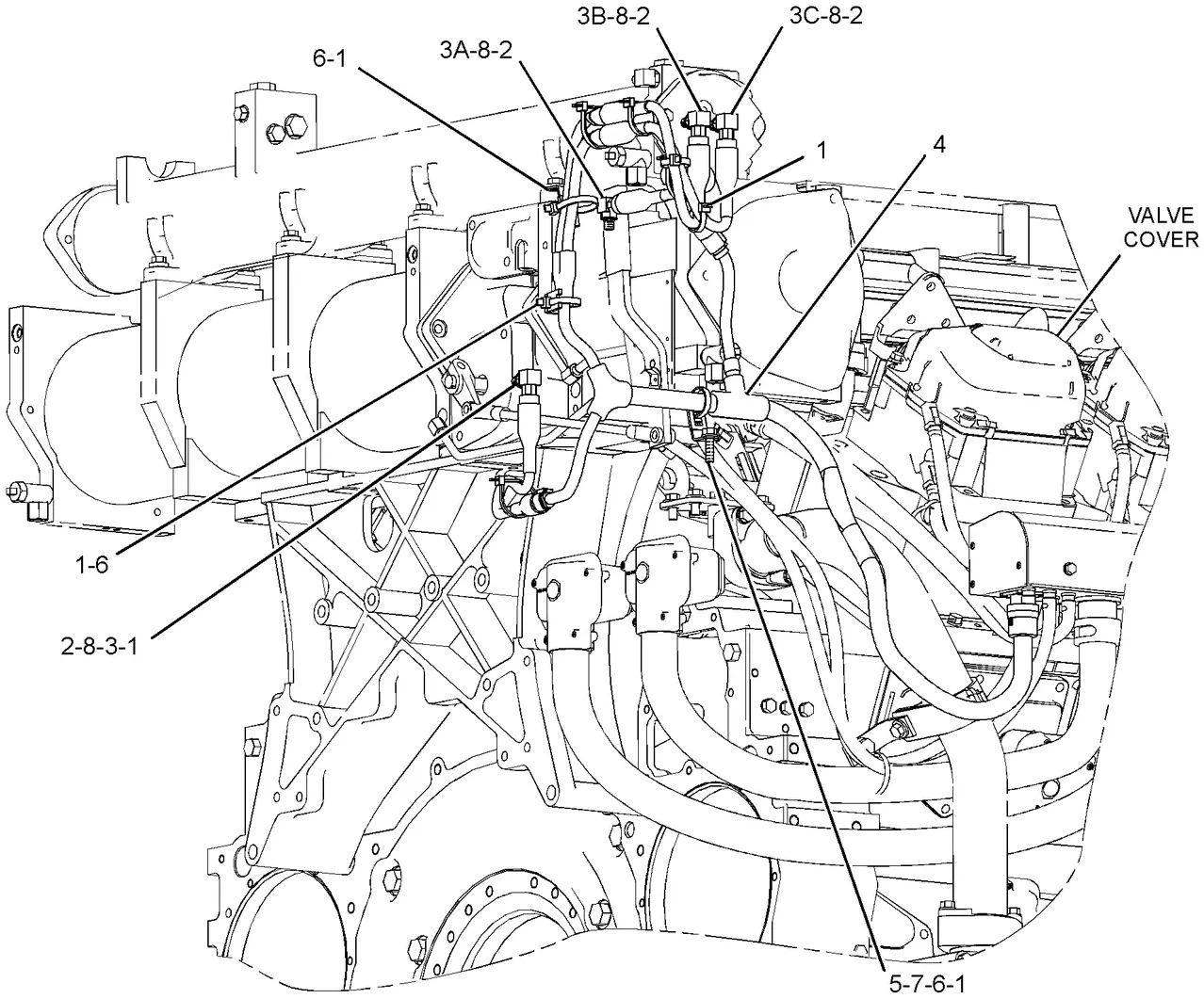 3508C · ELECTRICAL AND STARTING SYSTEM · 307-0008 CAT parts diagram