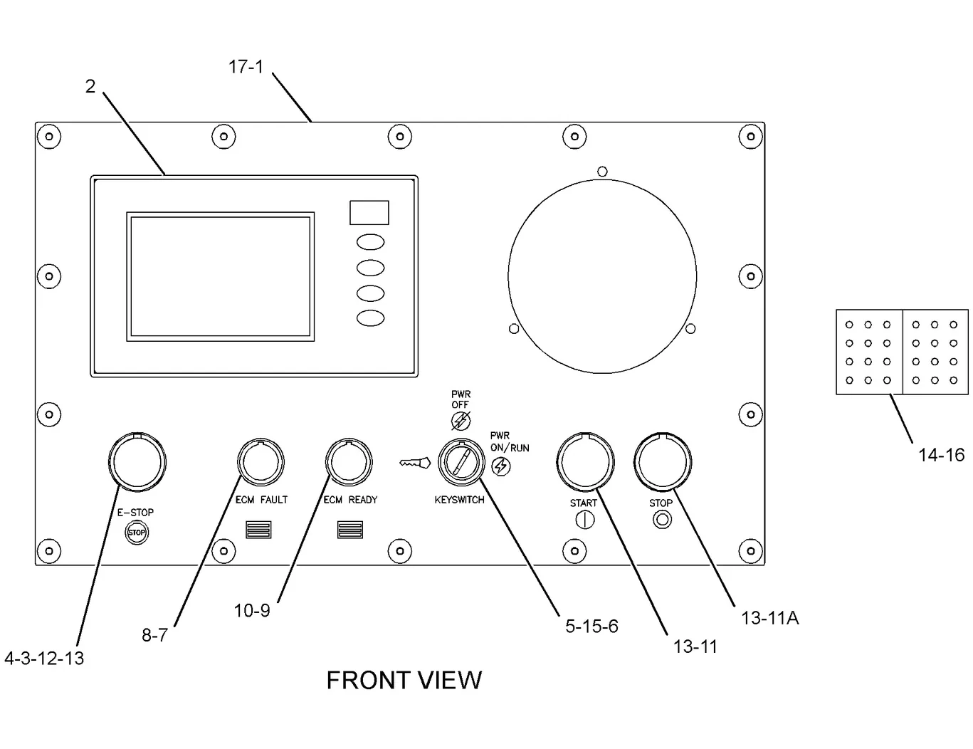 3508C · OPERATOR STATION · 249-6961 CAT parts diagram