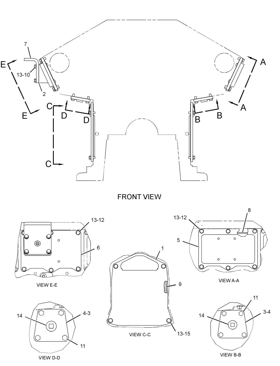 3508C · BASIC ENGINE · 271-7784 CAT parts diagram