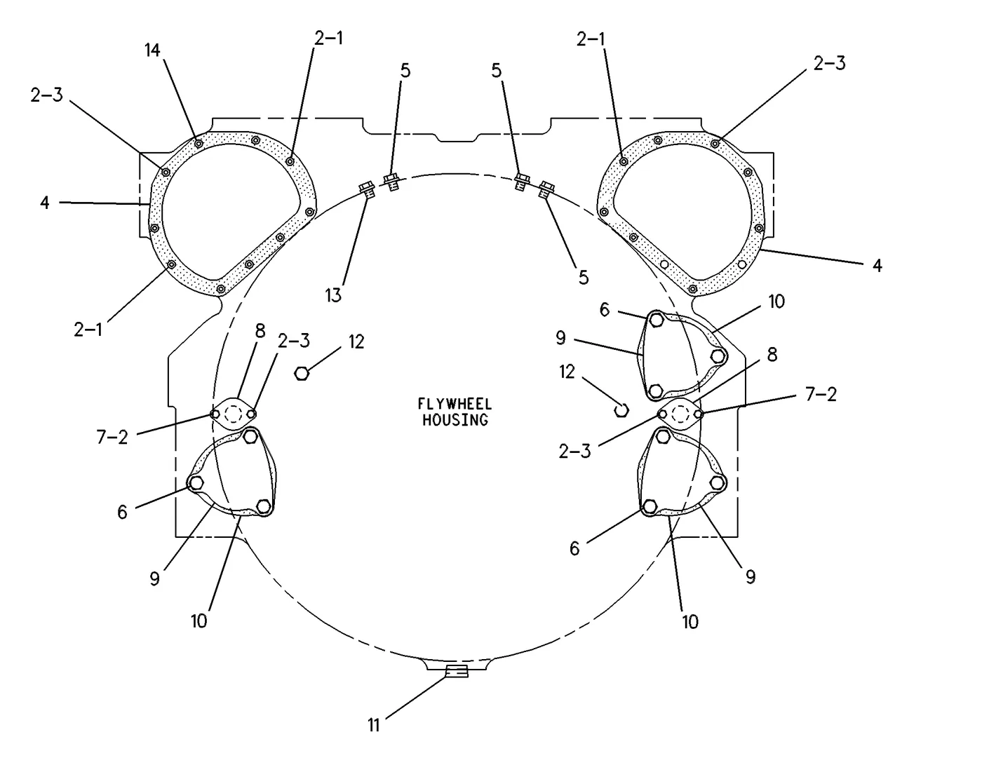 3512 · BASIC ENGINE · 162-7473 CAT parts diagram