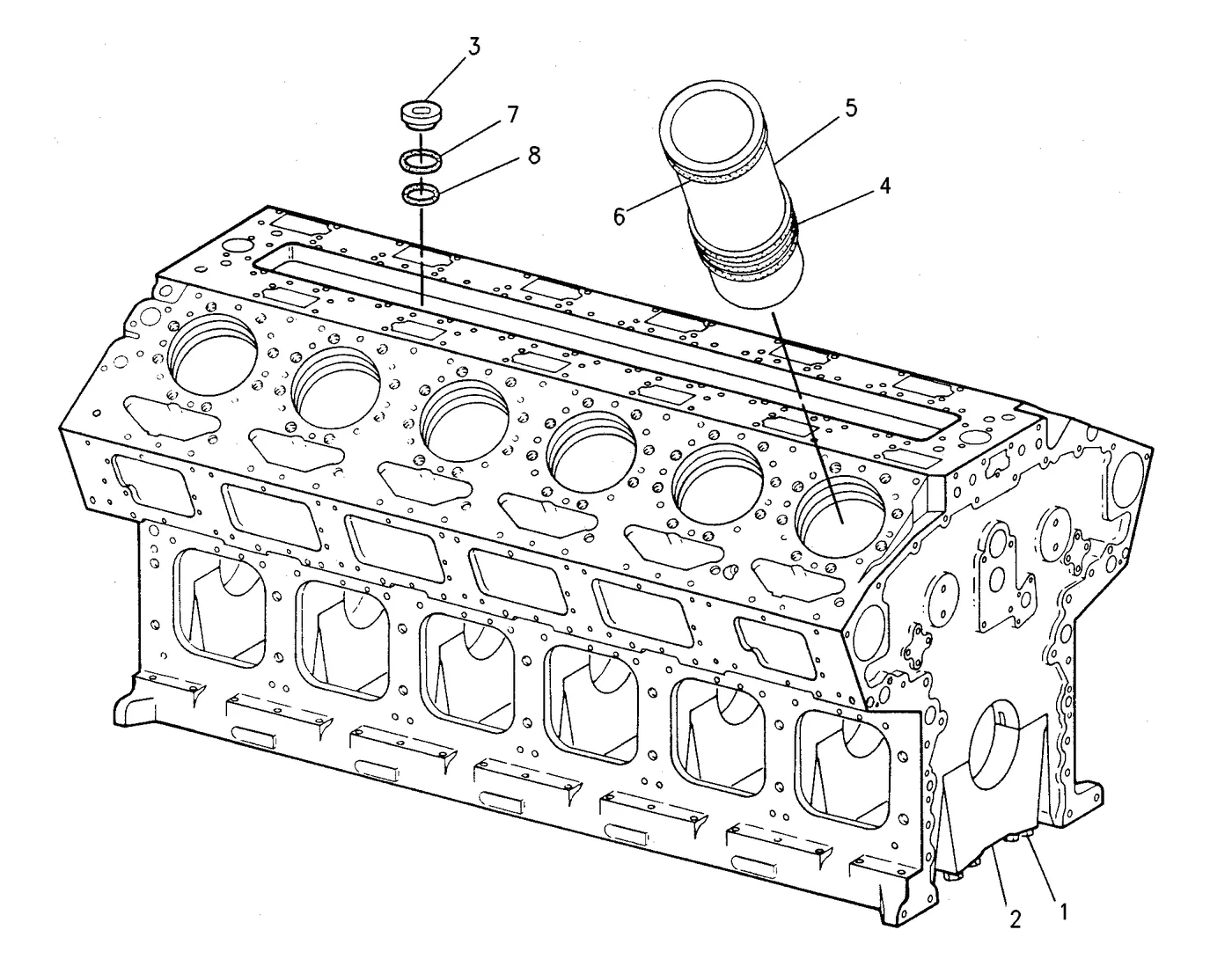 3512 · BASIC ENGINE · 115-3504 CAT parts diagram