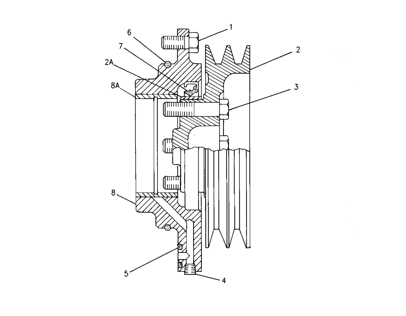 3512 · BASIC ENGINE · 053-5065 CAT parts diagram