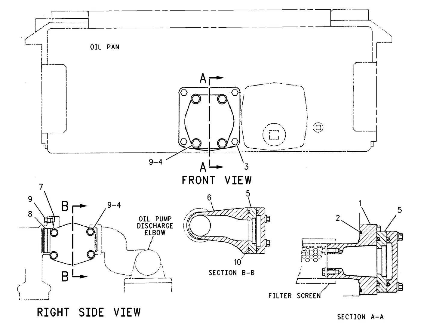 3512 · LUBRICATION SYSTEM · 169-4833 CAT parts diagram