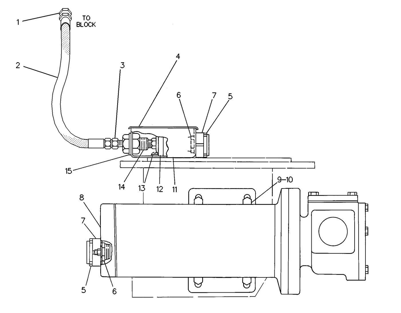 3512 · LUBRICATION SYSTEM · 033-6042 CAT parts diagram