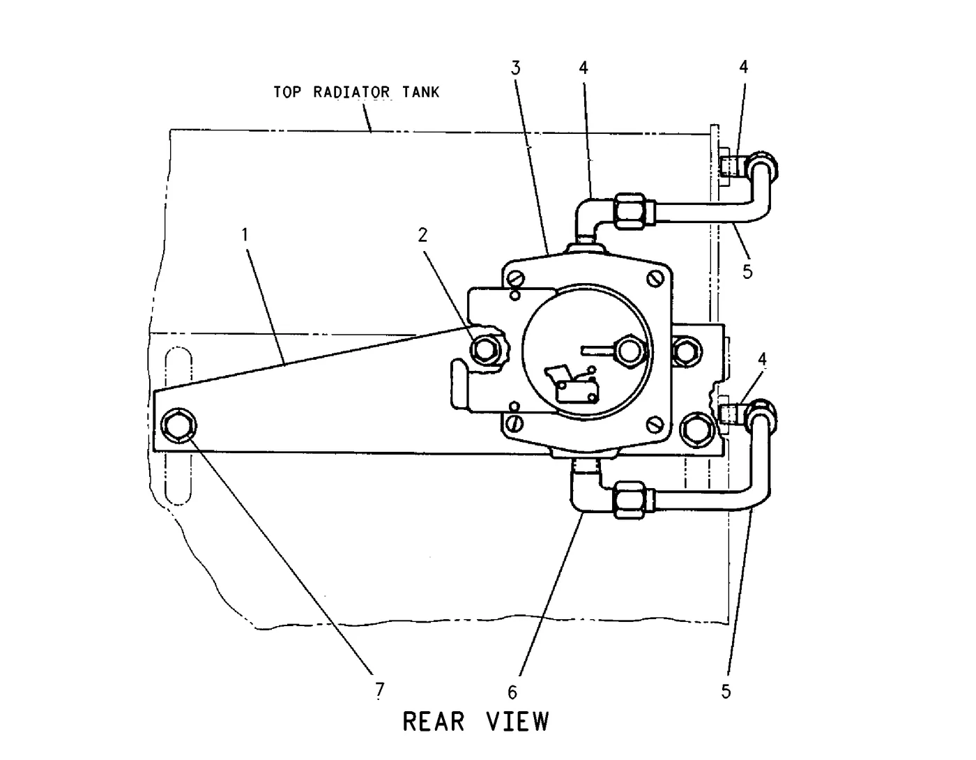 3512 · COOLING SYSTEM · 032-1268 CAT parts diagram