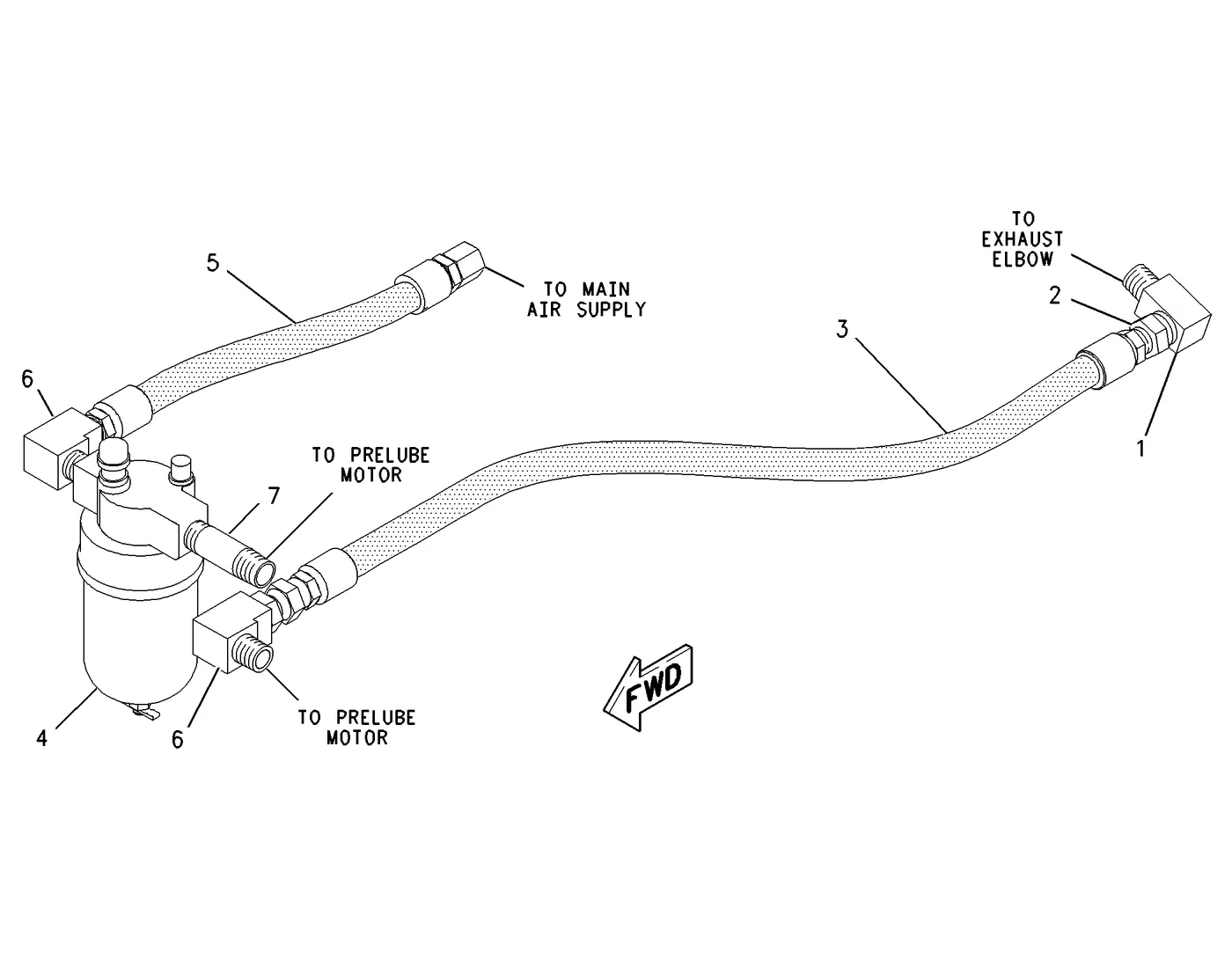 3512 · AIR INLET AND EXHAUST SYSTEM · 191-8390 CAT parts diagram