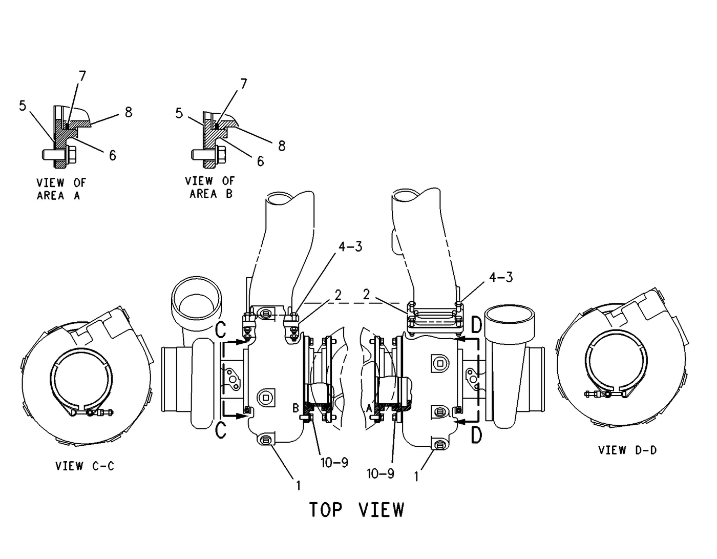 3512 · AIR INLET AND EXHAUST SYSTEM · 140-0412 CAT parts diagram
