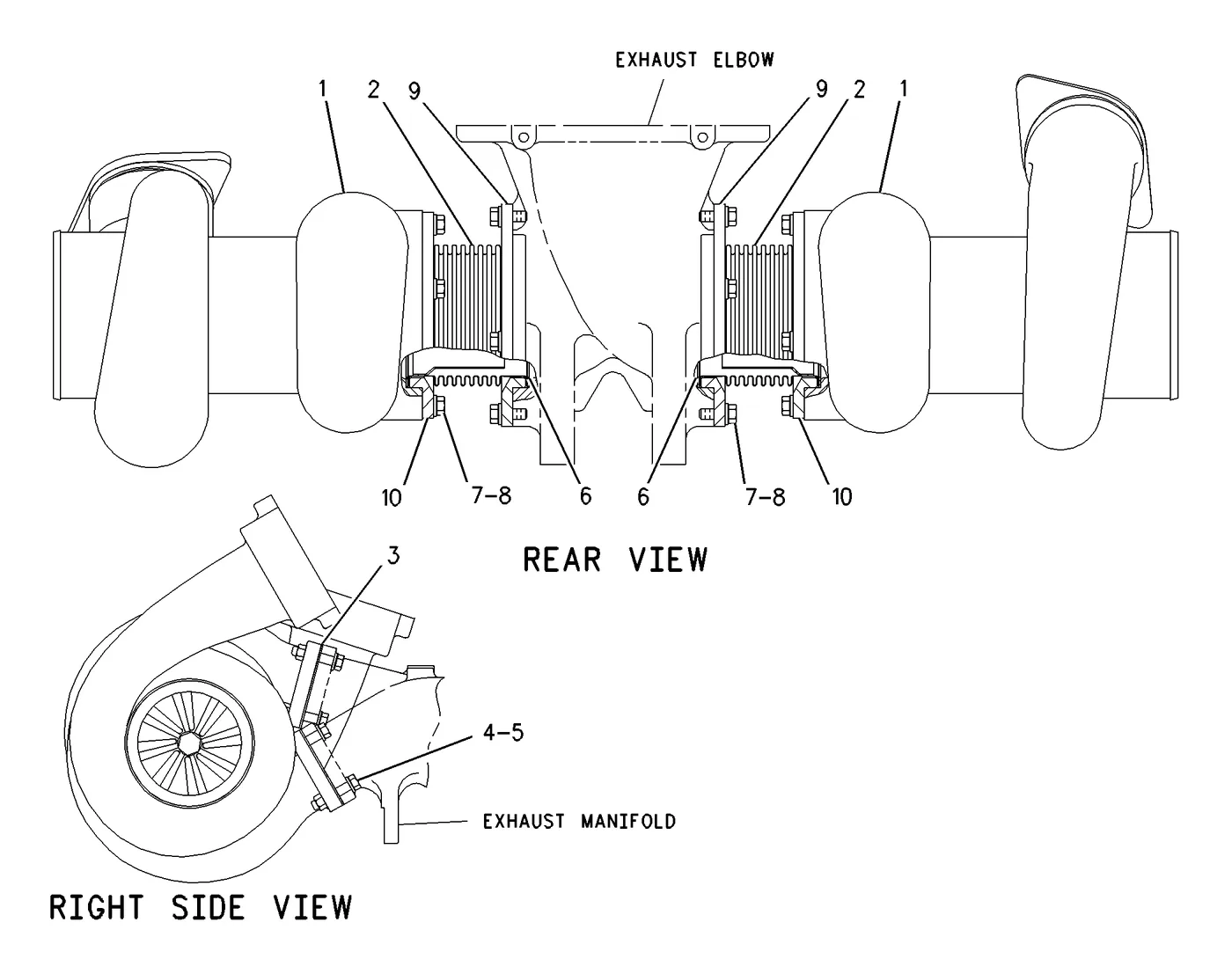 3512 · AIR INLET AND EXHAUST SYSTEM · 140-7549 CAT parts diagram