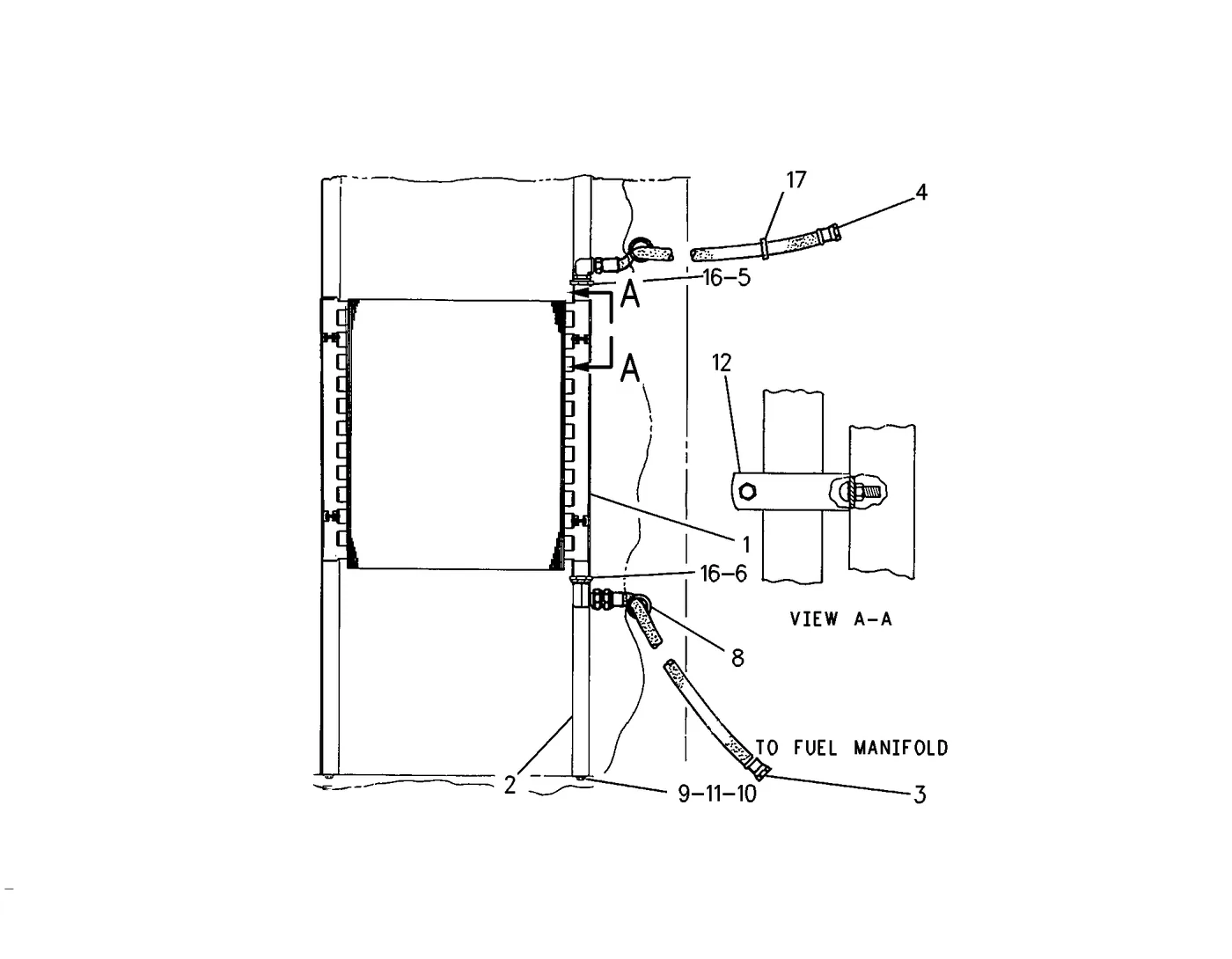 3512 · FUEL SYSTEM · 124-3174 CAT parts diagram