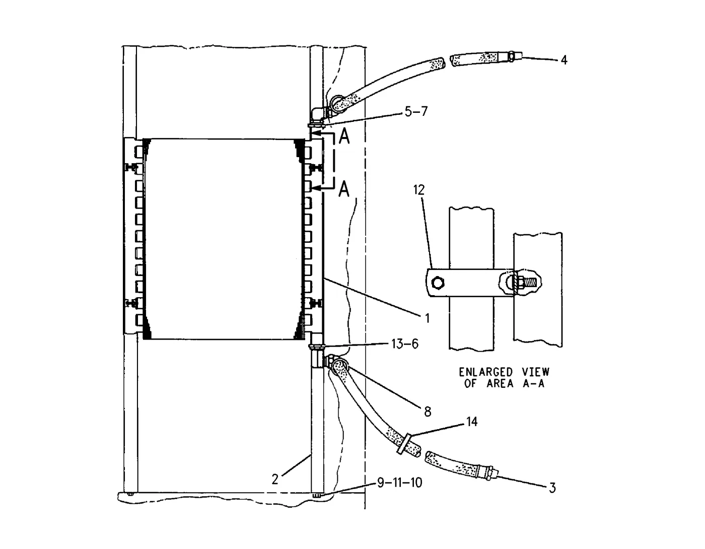 3512 · COOLING SYSTEM · 127-5400 CAT parts diagram