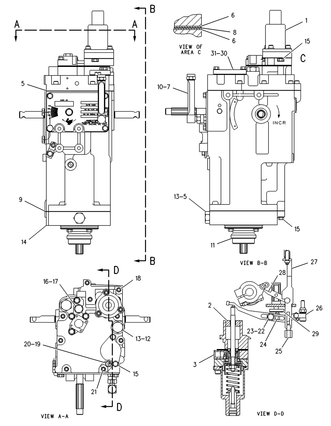 3512 · COOLING SYSTEM · 212-8176 CAT parts diagram